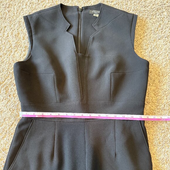Tahari Classic Black Jumpsuit with Pockets Size 8P - Picture 11 of 12